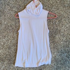 Mock neck medium sleeveless top